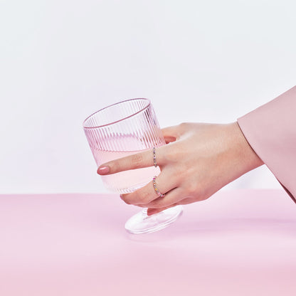 [AuraEcho]Elegant Energetic Round Cut Daily Ring