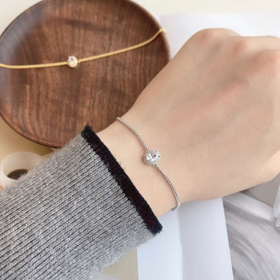 [AuraEcho]Exquisite Oval Shape Bracelet