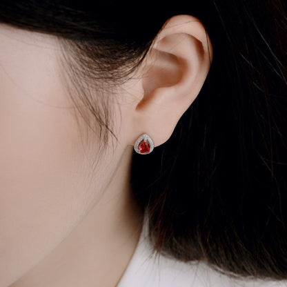 [AuraEcho]Luxurious Water Drop Shape Earrings