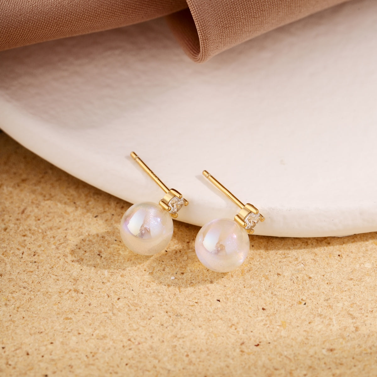 [AuraEcho]Symphony Mermaid Pearl Earrings
