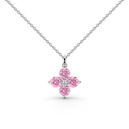 [AuraEcho]Four-Leaf Clover And Eight-Pointed Star Necklace