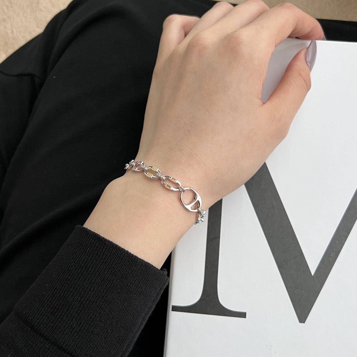 [AuraEcho]Dazzling Colorful Daily Bracelet