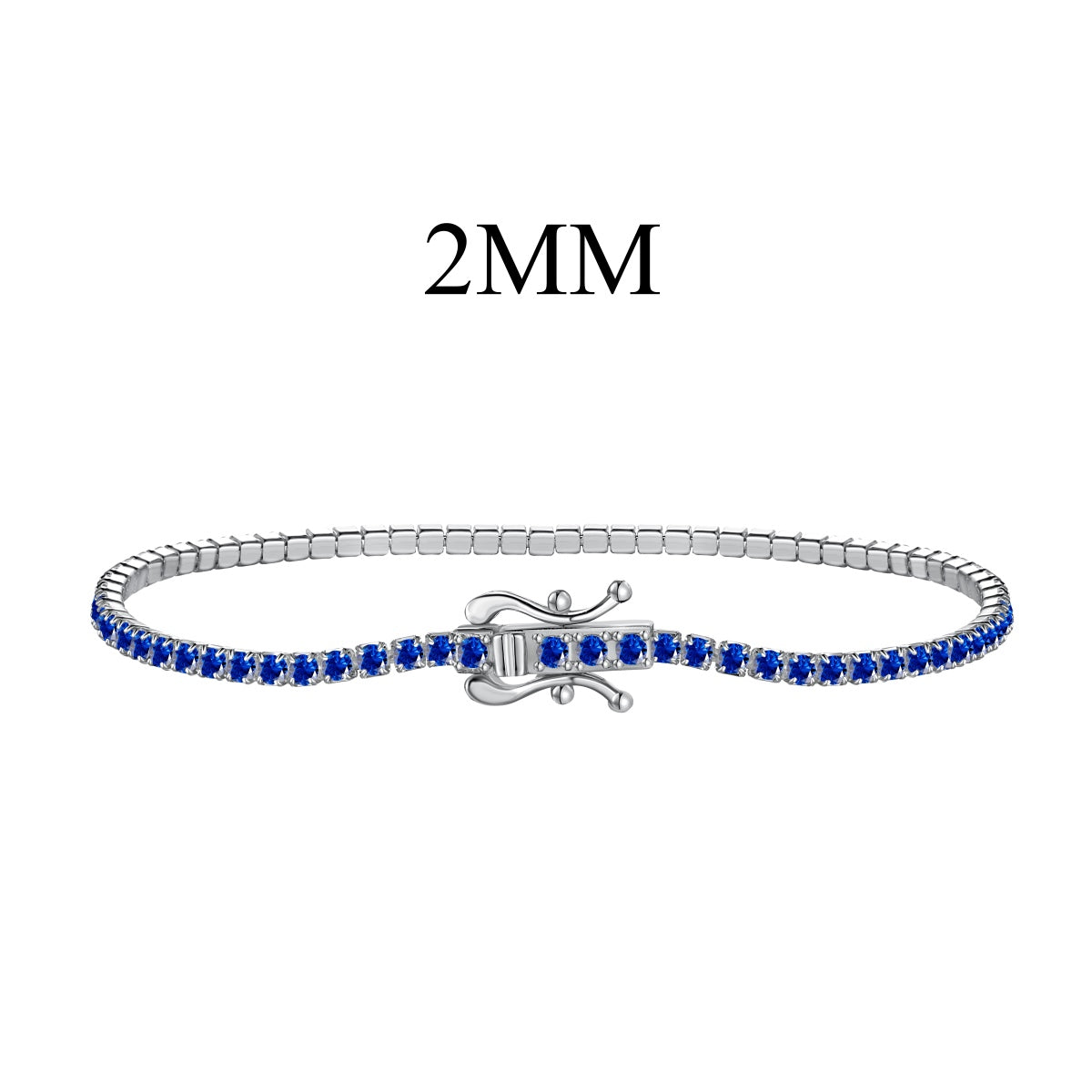 [AuraEcho]Radiant Colorful Round Cut Party Bracelet