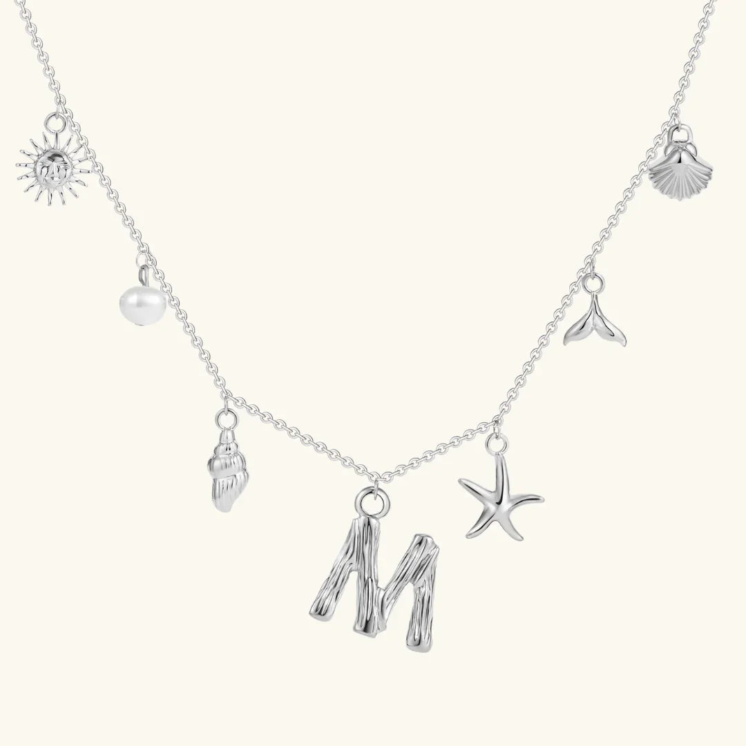 Avaria Ocean Initial Necklace