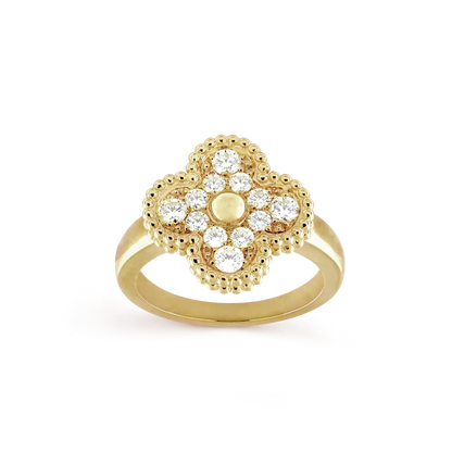 [AuraEcho]CLOVER DIAMOND RING