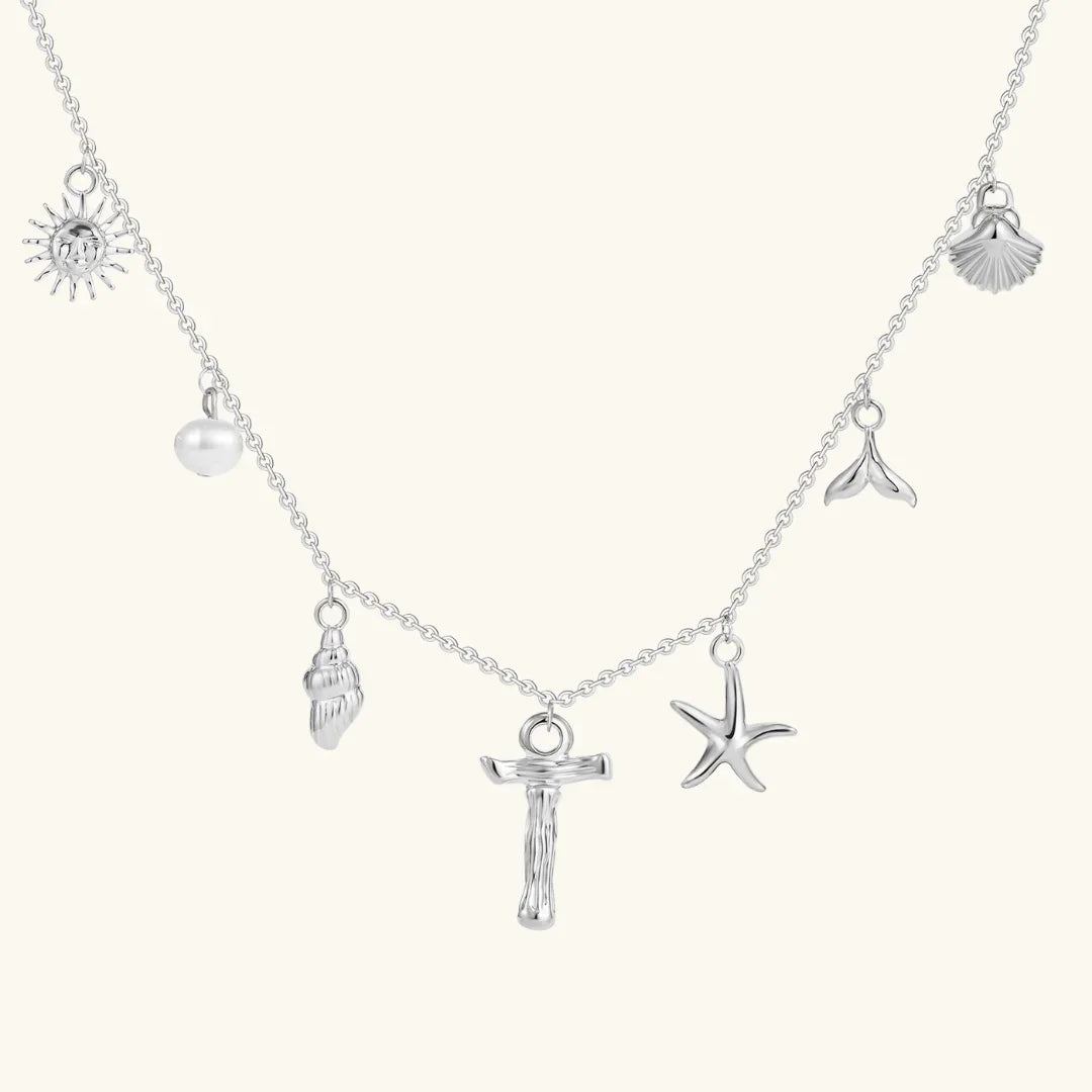 Avaria Ocean Initial Necklace
