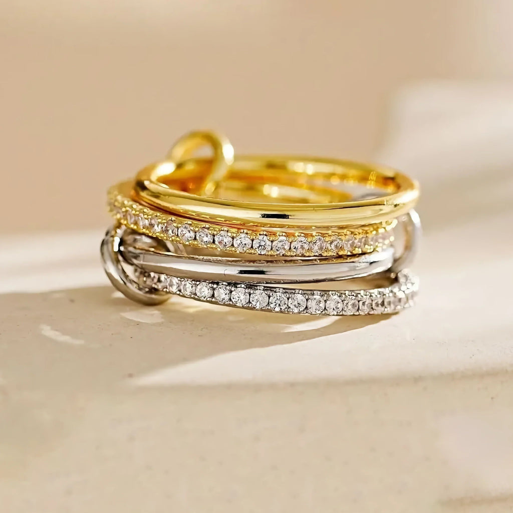 Ivy Stacked Diamond Ring