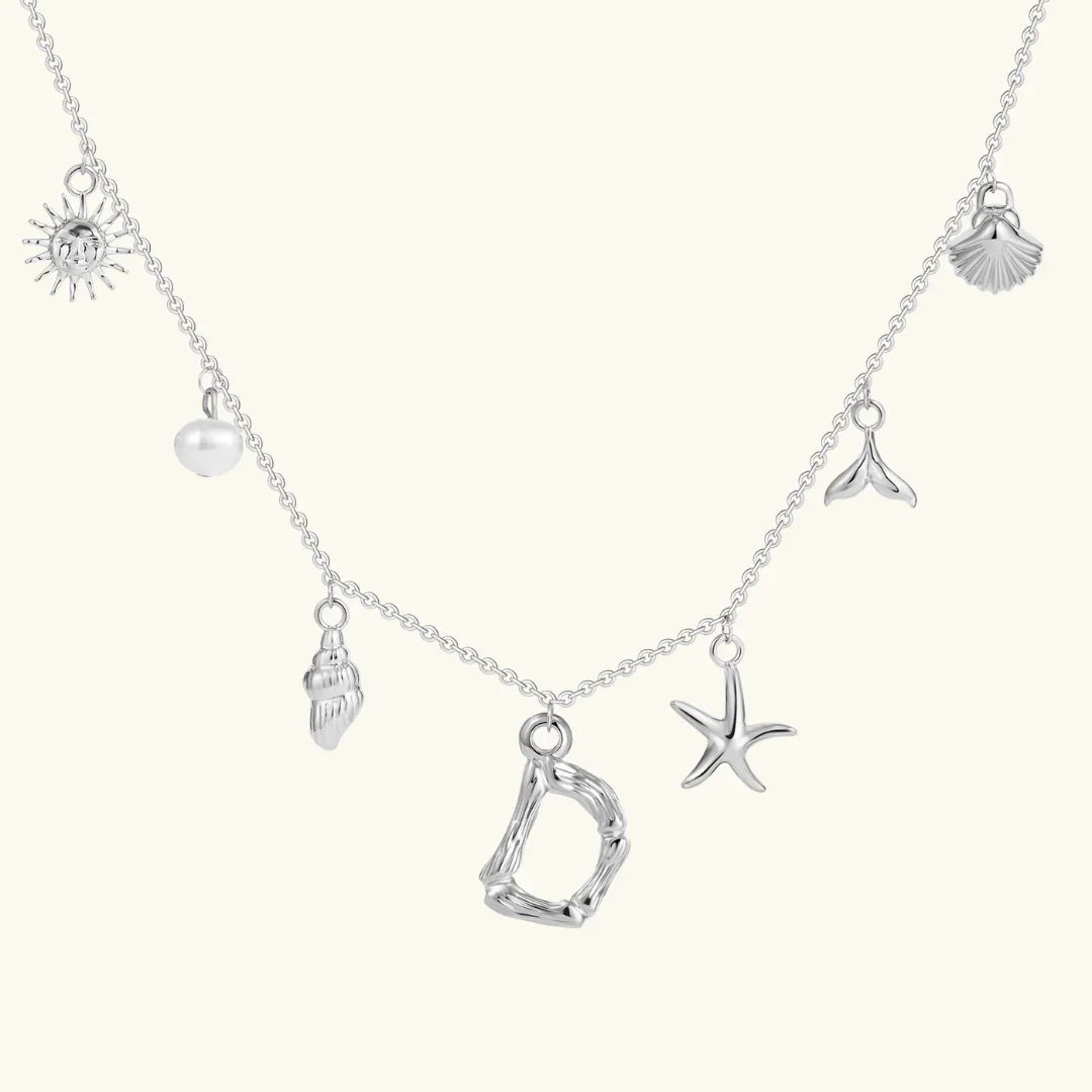 Avaria Ocean Initial Necklace