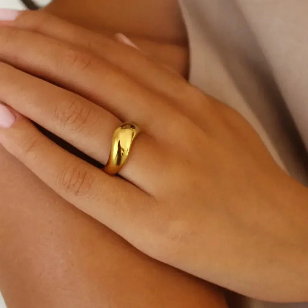 Lana Formless Gold Ring
