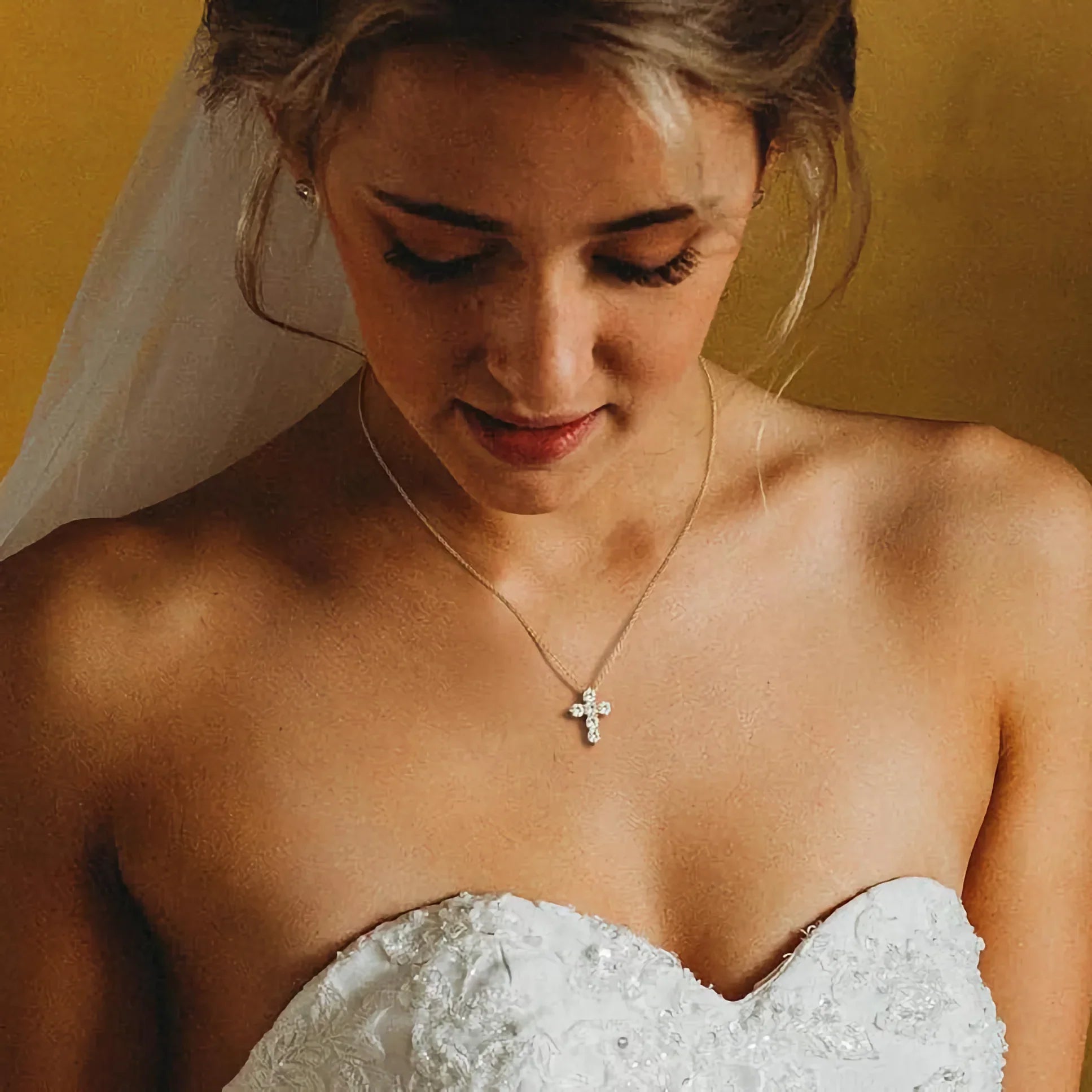 Wynter Diamond Cross Necklace