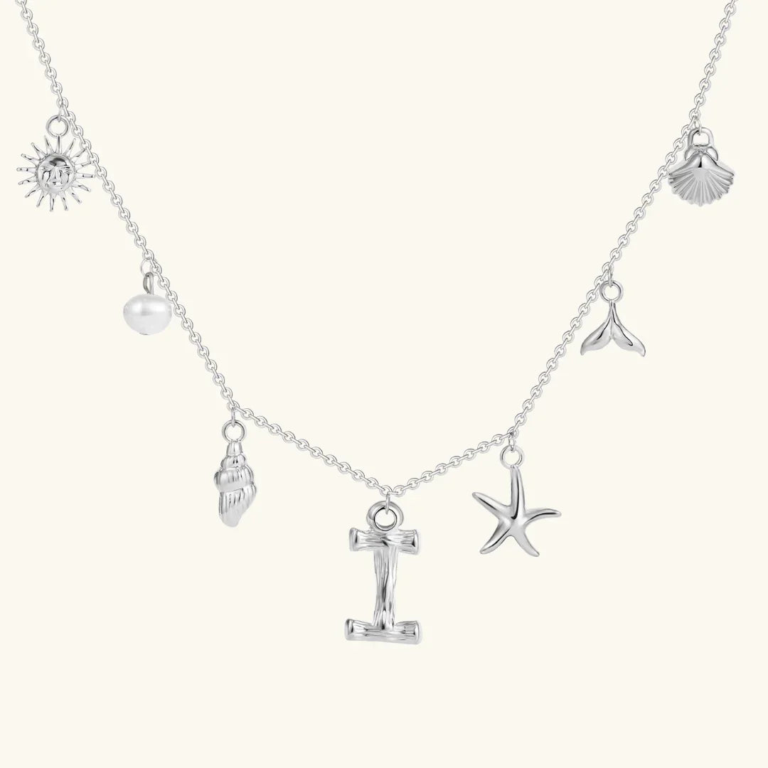 Avaria Ocean Initial Necklace