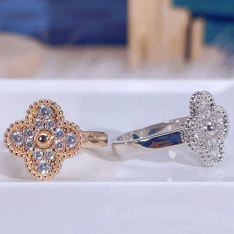 [AuraEcho]CLOVER DIAMOND RING