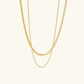 Hailey Layered Gold Chain Necklace