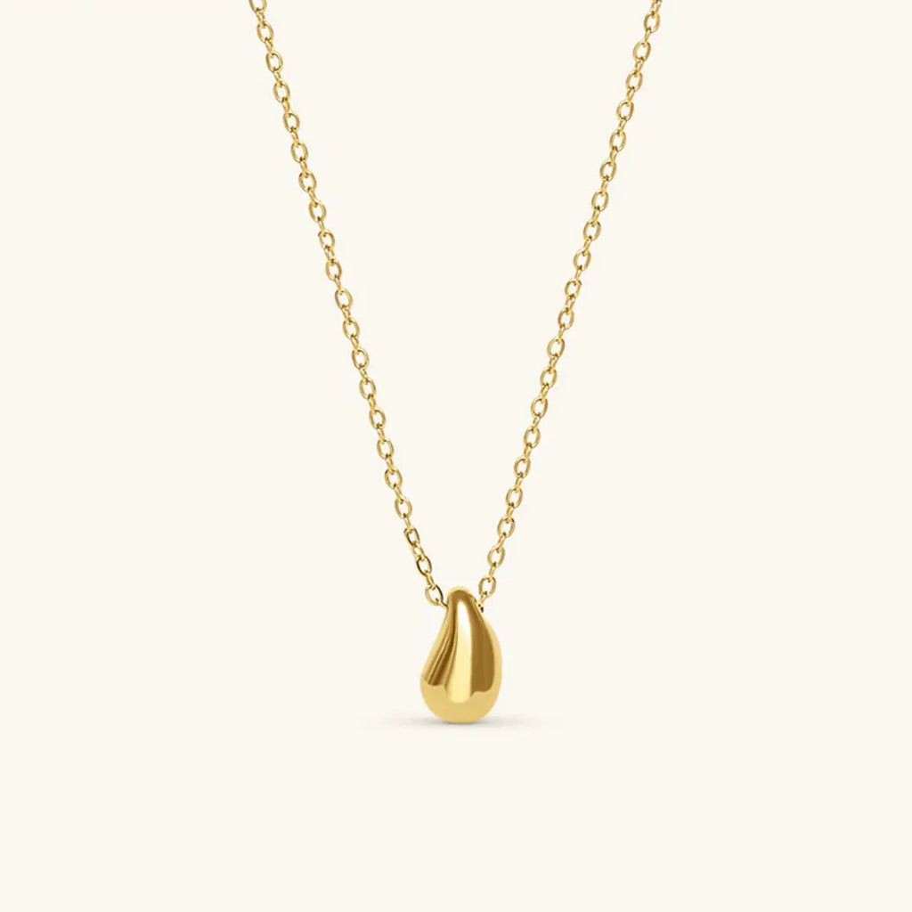 Marcelline Gold Teardrop Pendant