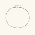 Bianca Rope Chain Gold Necklace