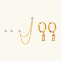 Dina Essential Diamond Earrings Bundle