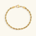 Gigi Rope Chain Gold Bracelet