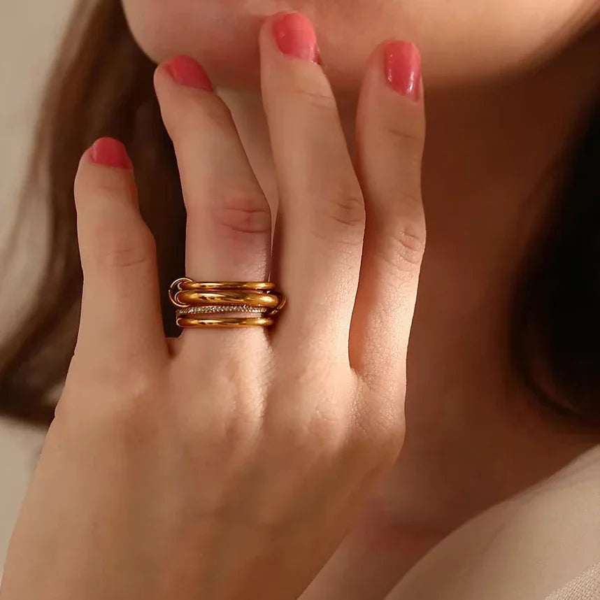 Christabel Diamond Ring Stack