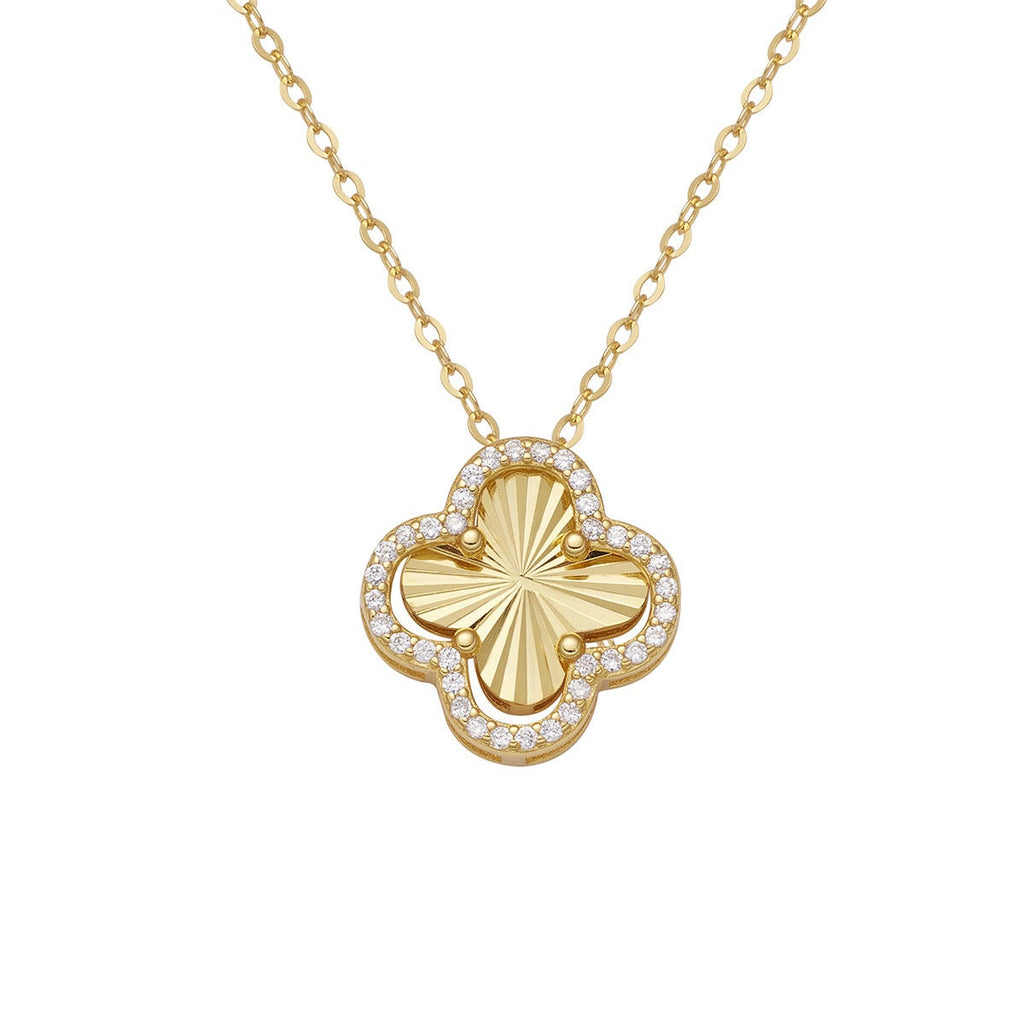 Lucky Four-Leaf Clover Exquisite Necklace