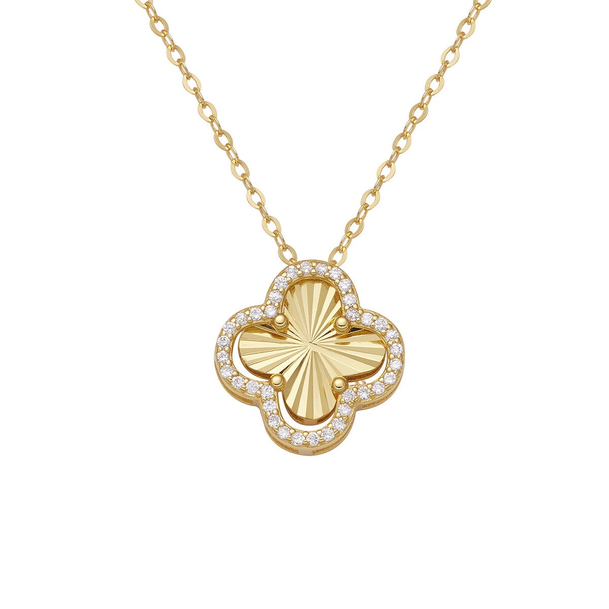 Lucky Four-Leaf Clover Exquisite Necklace