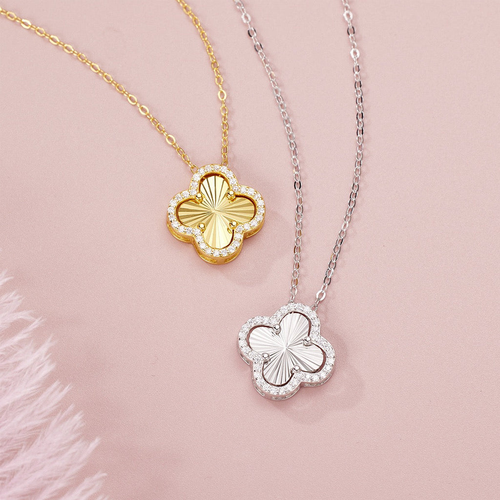 Lucky Four-Leaf Clover Exquisite Necklace