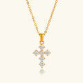 Wynter Diamond Cross Necklace