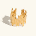 Zoella Abstract Gold Ring