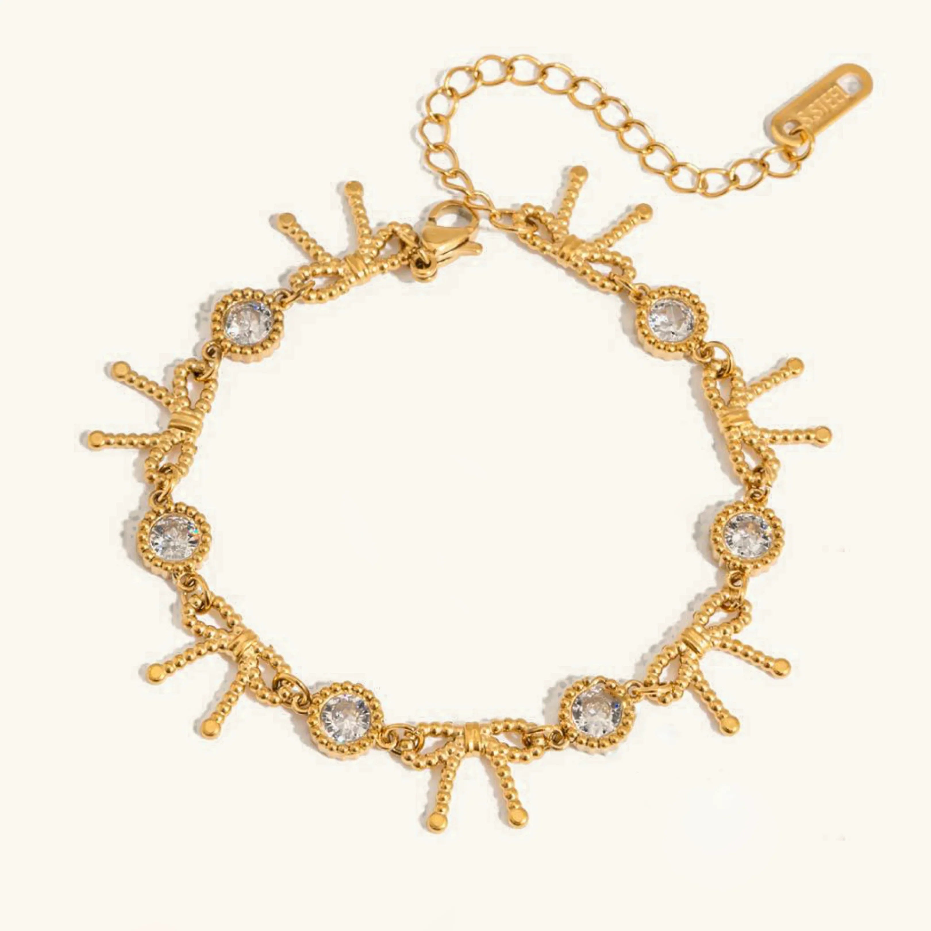 Honora Ribbon Knot Diamond Bracelet