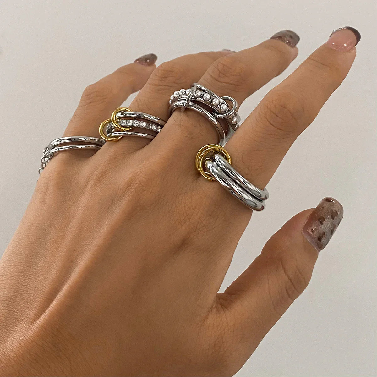 Desiree Stacked Diamond Ring