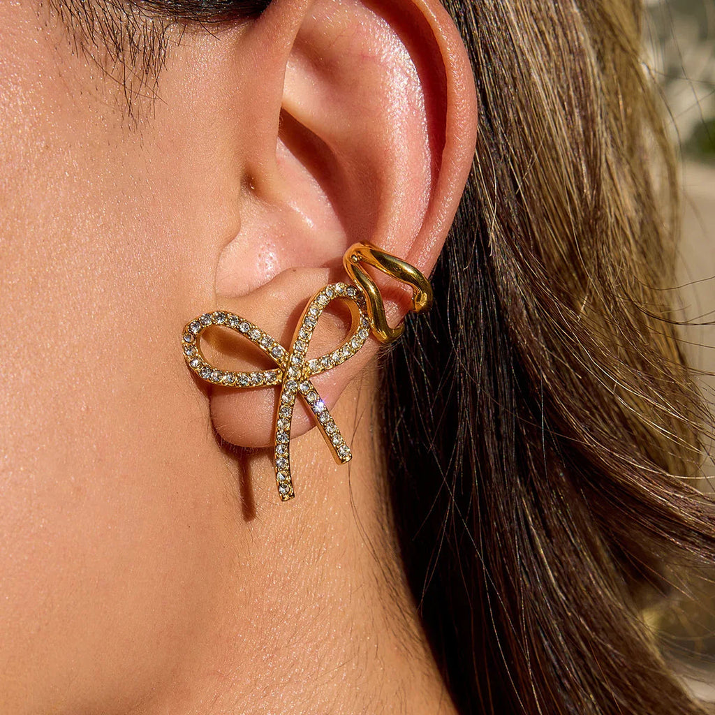 Dannah Diamond Bow Tie Earrings