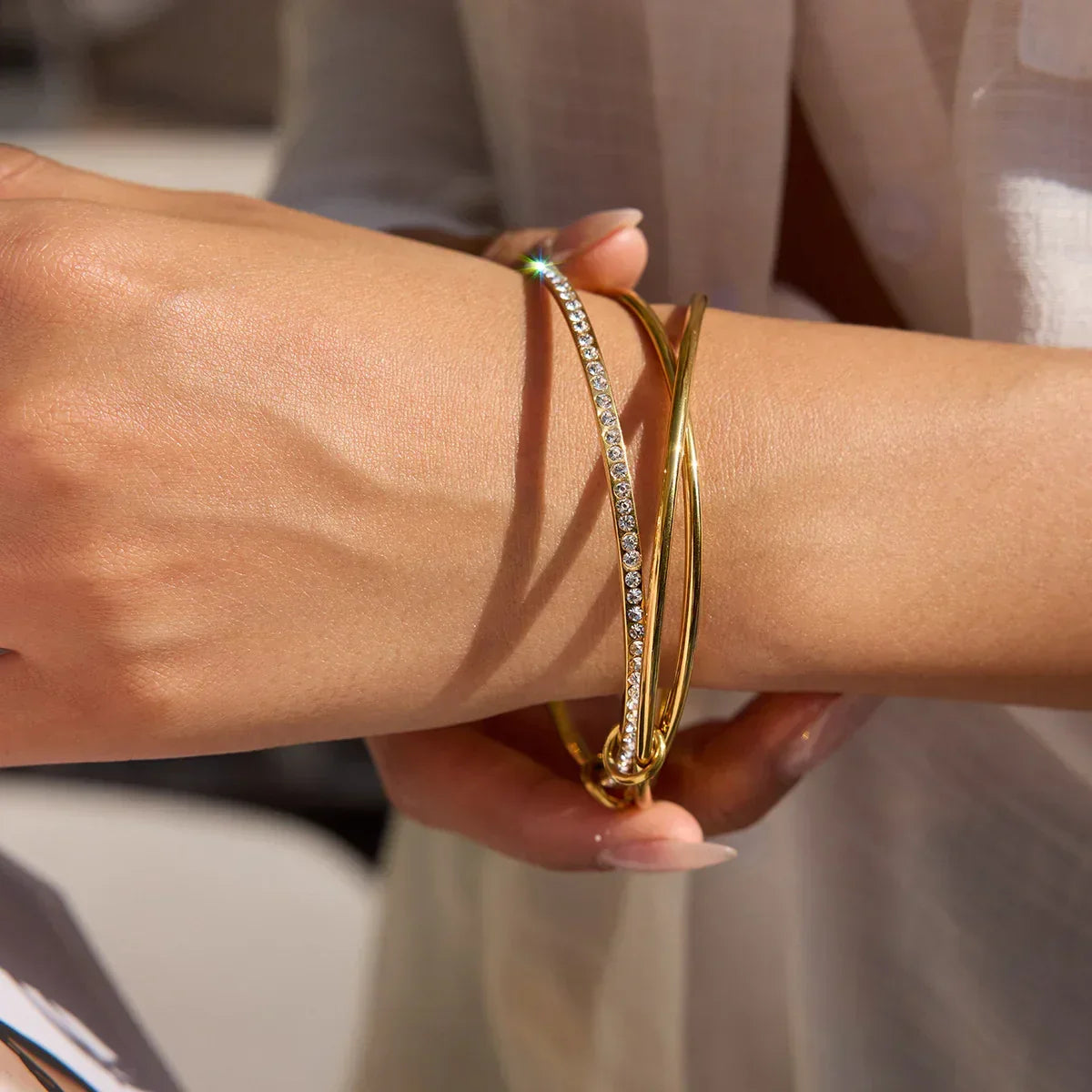 Quinley Stacked Diamond Bracelet