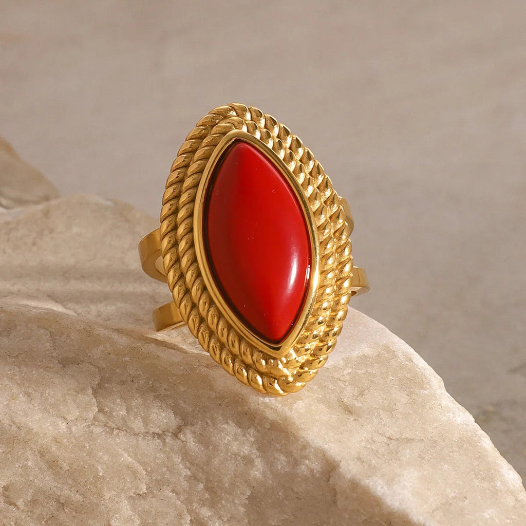 Heidi Marquise Gold Ring