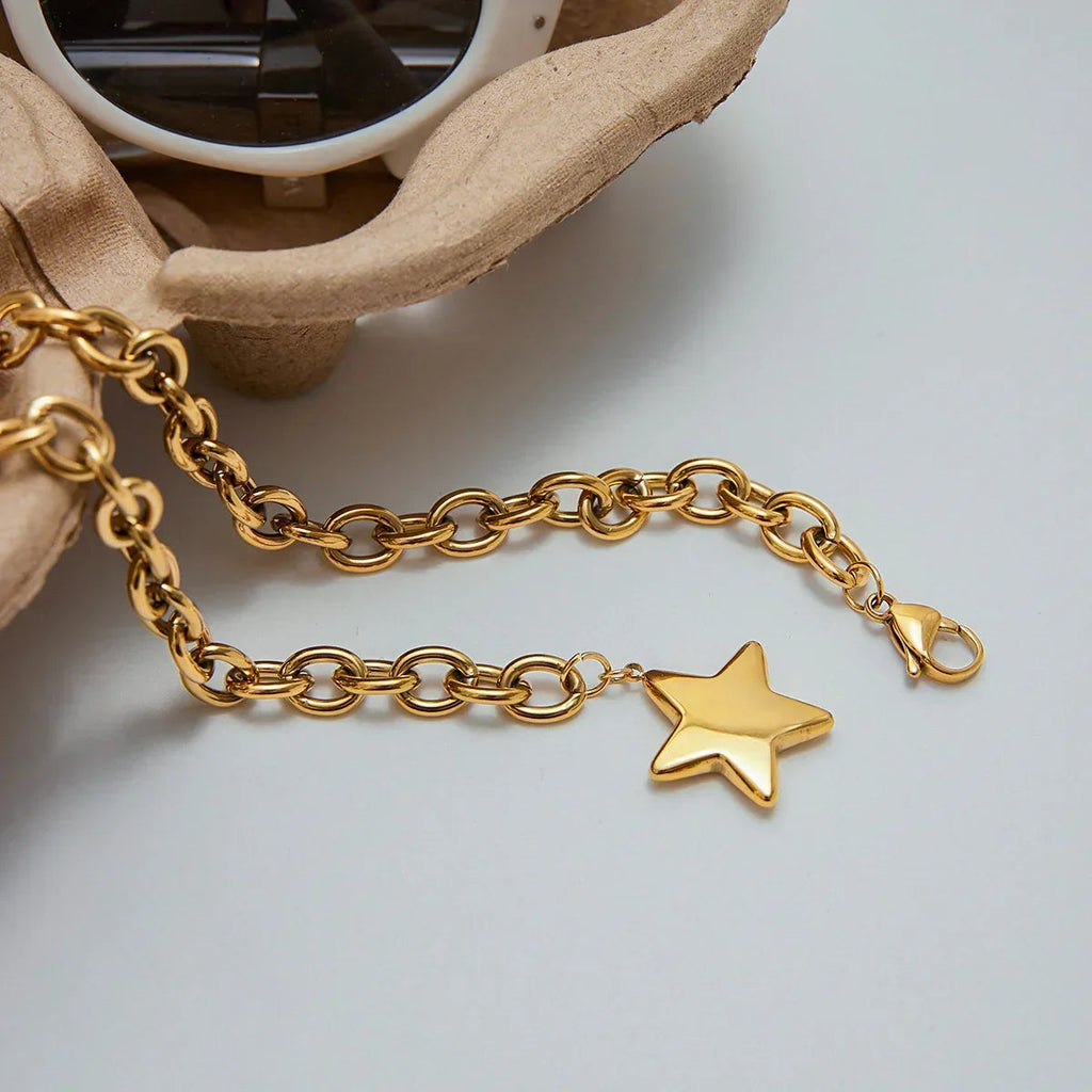 Stellaria Gold Star Pendant