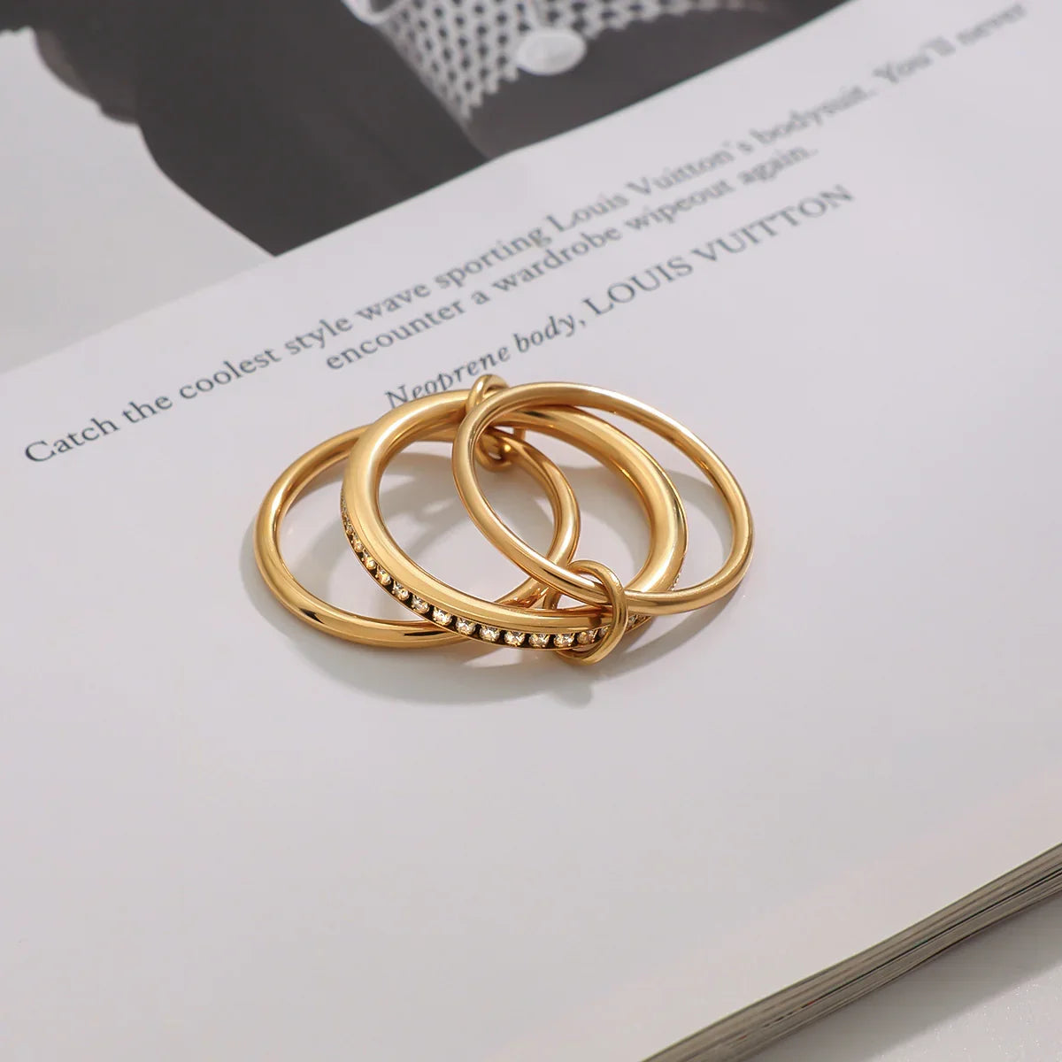 Divine Diamond Ring Stack