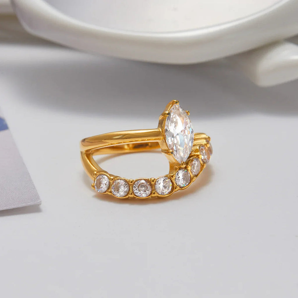Calina Marquise Diamond Ring