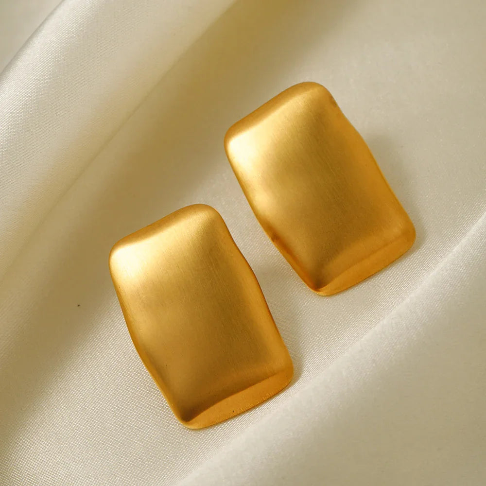 Olive Gold Earrings
