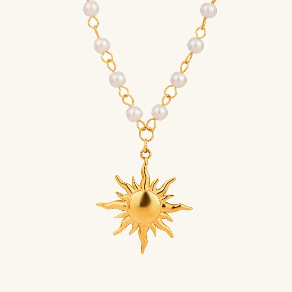 Apollo Sun Pearl Necklace