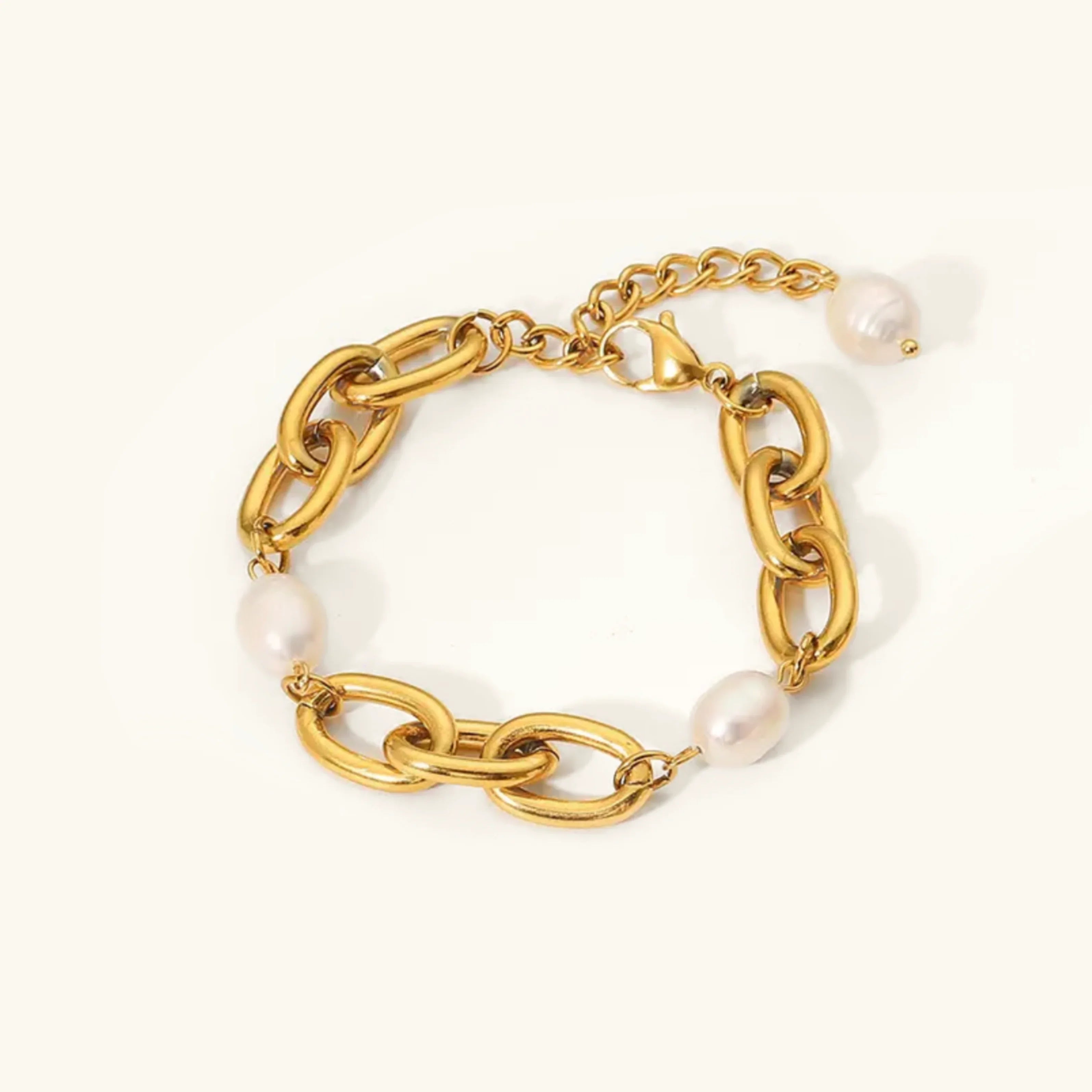 Ysabel Chunky Freshwater Pearl Bracelet