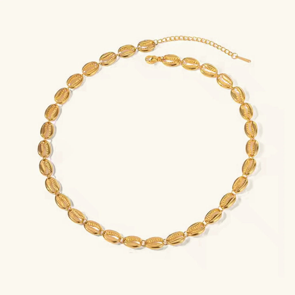 Pacifica Gold Seashell Necklace