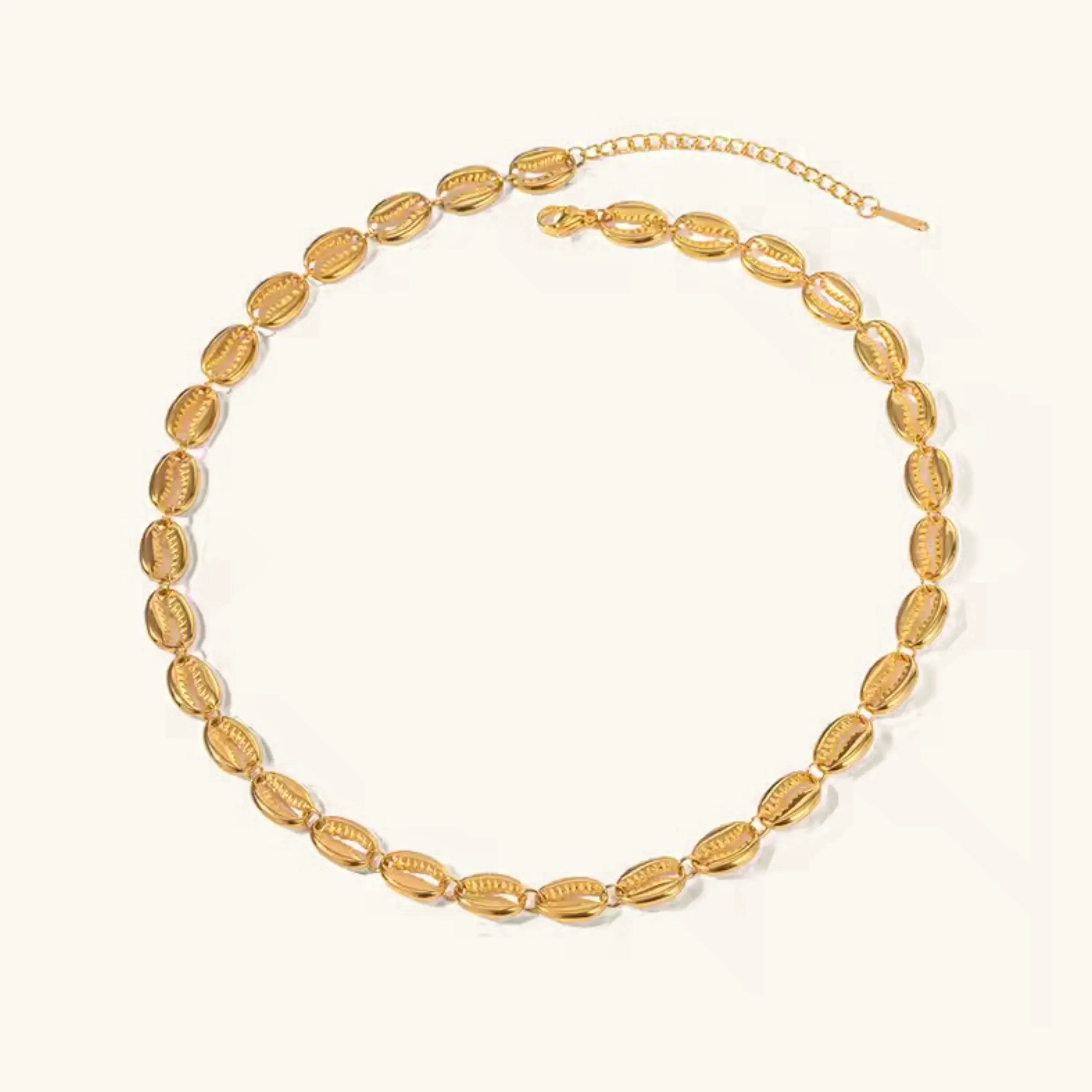 Pacifica Gold Seashell Necklace
