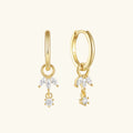 Brooke Removable Charm Hoops