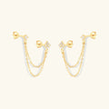 Kendall Diamond Chain Stud