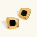 Sylvie Geometric Gold Earrings