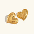 Liora Gold Heart Earrings