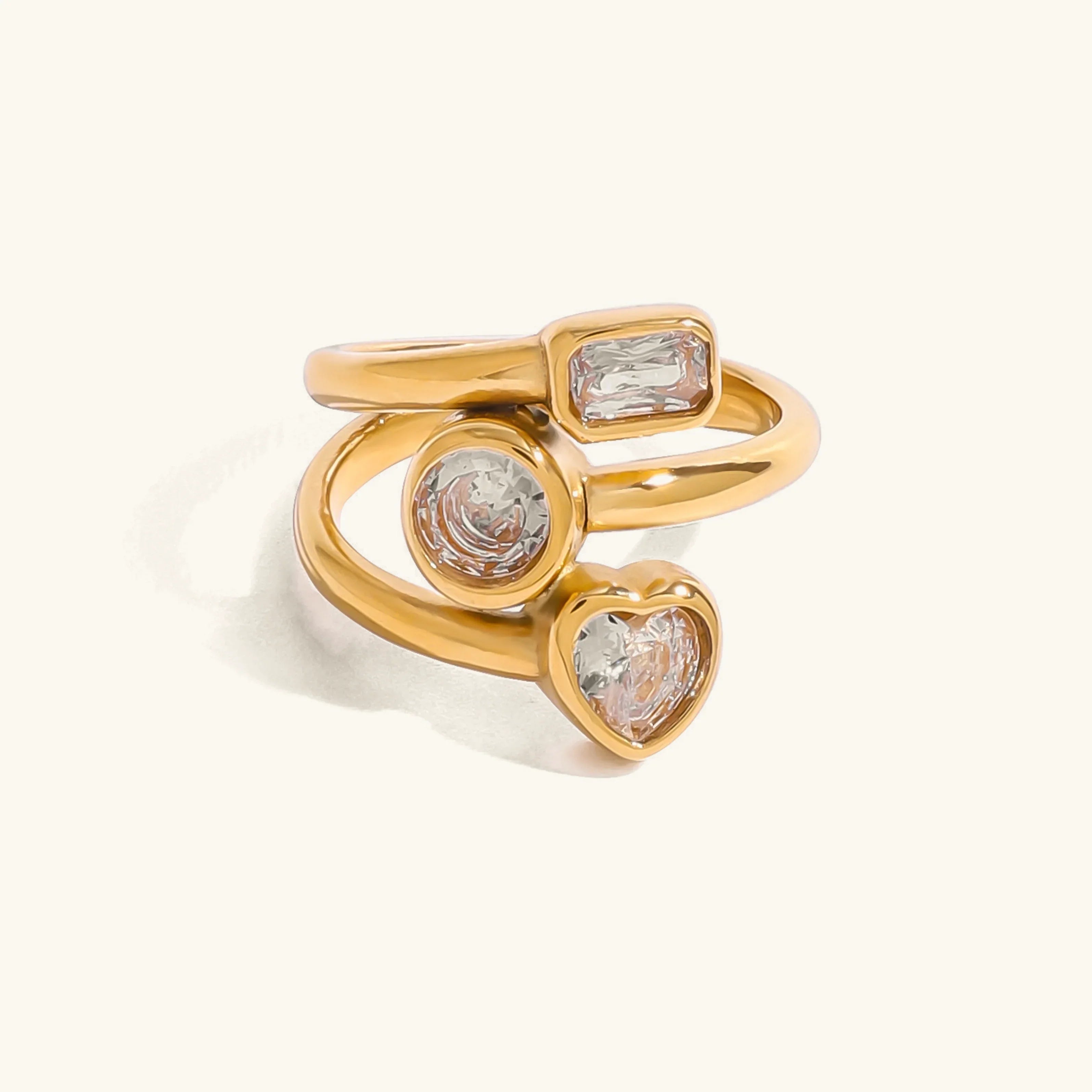 Amelina Layered Diamond Ring