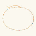Amphitrite Gold Chain Bead Necklace