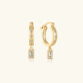 Cassidy Diamond Hoops