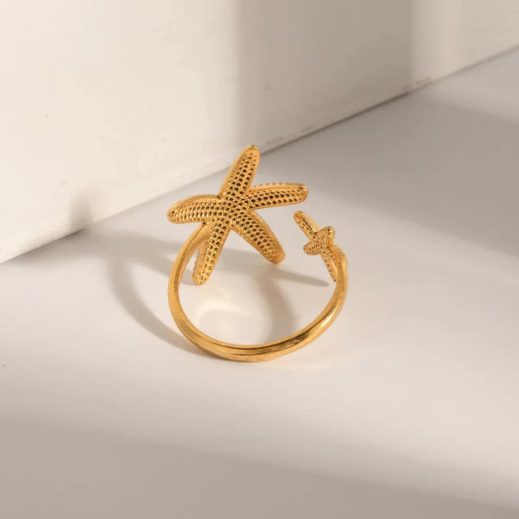 Seastar Gold Starfish Ring