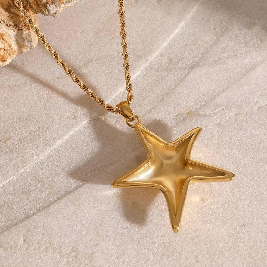 Tammy Gold Starfish Necklace
