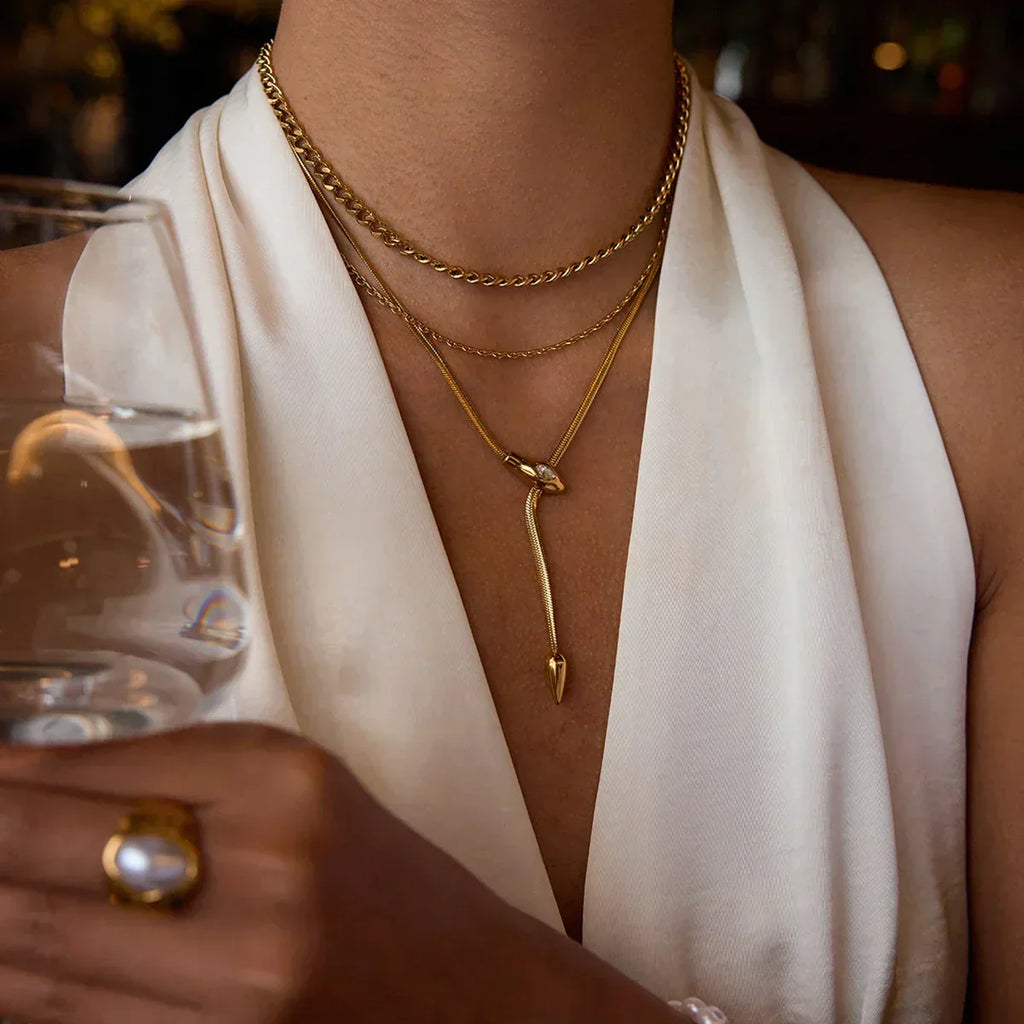 Ysolde Gold Chain Necklace